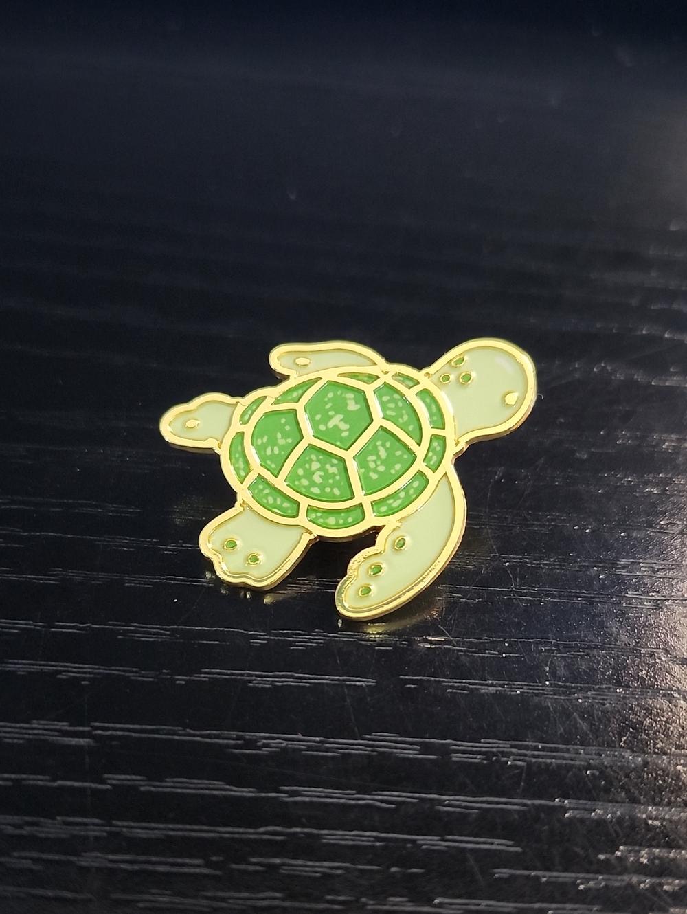 Green Sea Turtle Enamel Pin